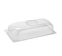 Lacor - 66900P - Tapa Cubeta Helado, Tapadera para Bandejas Helado, Protege el Helado, Apta para Lavavajillas, Policarbonato, Transparente, 360x165x76 mm