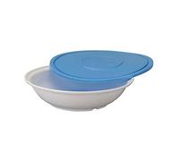 Lacor 66934 - Plato Hondo Policarbonato con Tapa, 19 x 5 cm - Hostelería | En policarbonato resistente, para servir con presentación cuidada; ideal para cocina profesional y uso diario en casa