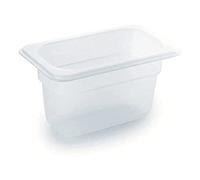 LACOR - 66965 - Cubeta Polipropileno 1/9, Recipiente Plástico, Libre de BPA, Apto para Lavavajillas, 17.6 x 10.8 x 6.5 cm