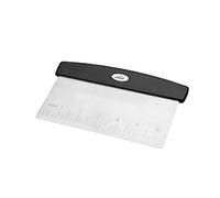 Lacor - 67029 - Rasqueta Cortadora, Rectangular, Acero Inoxidable, Multiusos, Amasar, Cortar, Medir y Limpiar, Ideal para Masa de Pan, 16,5 x 11cm, Inox