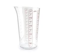Lacor - 67071 - Vaso Medidor Básico, Recipiente con Medidas, Medidor de Líquidos, Plástico de Máxima Calidad, Libre de BPA, 10,5 cm, 1 L