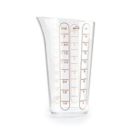 Lacor - 67075 - Vaso Medidor Básico, Recipiente con Medidas, Medidor de Líquidos, Plástico de Máxima Calidad, Libre de BPA, 8,5 cm, 0,5 L