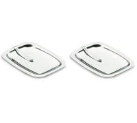 LACOR - 68007 - Bandeja para Notas con Pinza INOX. 11x15,2 (Paquete de 2)