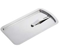 Lacor 68017 - Bandeja Para notas Con pinza Acero Inoxidable 12x21, 5 | En acero inoxidable, para hornear, servir y presentar; ideal para cocina profesional y uso diario en casa, cómodo y funcional
