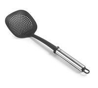 Lacor 68272 - Espumadera Due, Nylon, Acero Inoxidable, Silicona, Libre | En acero inoxidable, escurre y retira sin líquido; libre de BPA, ideal para cocina profesional y uso diario en casa