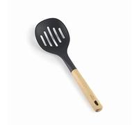 Lacor - 68283 - Espumadera Nordic, Espumaderas de Cocina, Utensilios de Cocina, Cabezal de Nylon, Libre de BPA, Antiadherente, Mango Ergonómico de Madera de Haya, Longitud 34,3 cm