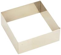 Lacor 68411 - Molde Aro cuadrado 10x10 cms. Acero Inoxidable - Repostería