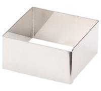 Lacor 68480 - Molde Aro cuadrado 8x8 cms. Acero Inoxidable - Repostería