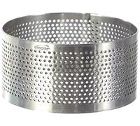 LACOR - 68547 - Molde Aro Redondo Perforado 7x3,5cm INOX
