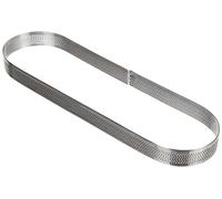 LACOR - 68588 - Molde Aro Oval Perforado 8x20x2cm INOX
