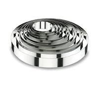Lacor 68622 - Aro Redondo Vacherin 22x6cm Acero Inoxidable - Repostería