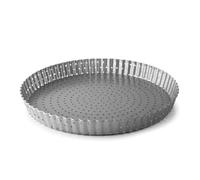 Lacor - 68786 - Moldes Repostería, Molde Bizcocho, Molde Rizado, Perforado, Acero al Carbono, Libre de PFOA, Antiadherente, Apto para Horno, Apto para Congelador, 32 cm