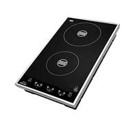 LACOR - 69033 - Placa Induccion Doble 3100w, Negro, 29x51x9 cm