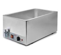 LACOR - 69036 - Baño María Eléctrico Gn 1/1 230 V, Gris, 54 x 34 x 24,5 cm