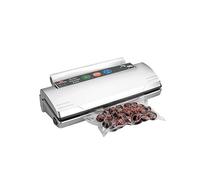 LACOR - 69050 - Envasadora al vacío doméstica, Máquina de vacío, Selladora de alimentos Automático y/o Manual, Especial para Conservar Alimentos Secos y Duros, Potencia: 110W, Acero Inoxidable, Gris