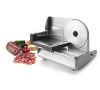 Lacor 69118 - Cortadora eléctrica de fiambre HOME, 150 W - Menaje de Cocina | Para un uso práctico y profesional en cocina; perfecto para el día a día en hostelería y en casa, cómodo de usar y de guardar