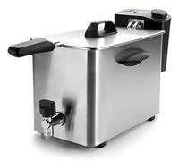 Lacor 69134 69134-Freidora eléctrica, 4 L, 2500 W, 4 kg, Acero Inoxidable