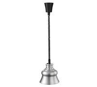 Lacor - 69266 - Lámpara Calentamiento Infrarojos, Mantiene calientes los platos, cubetas, Con cable espital flexible de 30 a 110 cm, Incluye bombilla, Cocina Profesional, 275W, Aluminio