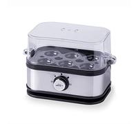 Lacor 69344 - Cocedor de huevos SIX OVUM, Acero Inoxidable 18/10
