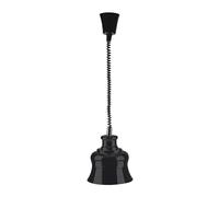 LACOR - 69359 - Lámpara Calentamiento Infrarrojos, Lámpara Extensible, Uso Profesional, Calor Infrarrojos, Aluminio de Máxima Calidad, 275 W, Bombilla Incluída, Negro, 27x27x37cm