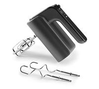 Lacor - 69374 - Batidor Amasador, Batidora de Mano, Incluye Varillas TitanPro, 5 velocidades y Función Turbo, 350 W, Dimensiones: 14.5x8.5x19 cm, Negro