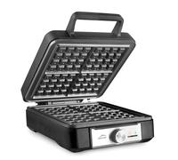 Lacor - 69434 - Gofrera Eléctrica para 4 Gofres Gante, 25 x 32 x 12 cm, Revestimiento Antiadherente sin PFAS, Regulador de Temperatura, Mango Atérmico, Cocción Rápida y Uniforme