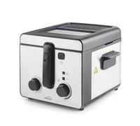 Lacor 69448 - Freidora Eléctrica Vue, Acero Inoxidable, 2.5 Litros, 1600 W | En acero inoxidable, frituras crujientes y homogéneas; con 2,5 L de capacidad, versátil para tus preparaciones del día a día