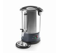 Lacor - 69481 - Cafetera Percoladora, Percolador Cafetera, Con 2 Sistemas de Calentamiento Independientes, Acero inoxidable, Capacidad 10 L, 1500W