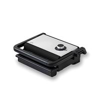 Lacor - 69573 - Grill Abatible Controlle, Parrilla Eléctrica, 4 Posiciones Altura, Regulador de Temperatura, Bandeja de Goteo Extraíble, Placas Aluminio Fundido, Ecológicas, 1500 W, 33.5x28x12.5 cm