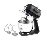 Lacor 69583 Batidora Eléctrica Delicy, Pan, Robot de Cocina Amasador, 5 Velocidades, Panel de Control Manual, Acero Inoxidable, 1000W, 5 L, 5 litros, Negro