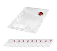 Lacor - 69696 - Bolsas Vacío Alimentos Smart, Vávula Especial para Vacío, Cierre Tipo Zip, Identificación para Anotar, Reutilizables, Aptas para Congelador y Frigorífico, BPA free, 10 Bolsas, 26x35 cm