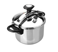 Lacor Olla A Presion Puente Classic 10 LTS 71871-Olla, 10 L, Acero Inoxidable 18/10, 24 cm