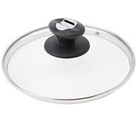 LACOR 71918 - Tapa De Cristal con Desvaporizador De 18 cm- Transparente | En cristal templado, conserva el calor y evita salpicaduras; ideal para cocina profesional y uso diario en casa