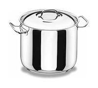 LACOR 72125 - Olla Super Alta con Tapa Profesional 24 cm Acero Inoxidable
