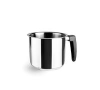 Lacor - 80716 - Pote Cilíndrico Caliza, Acero Inoxidable, Mango Baquelita, Fondo Difusor, ø16cm, 2.5L