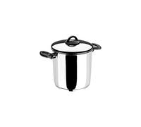 LACOR 85129 - Olla Super Alta con Tapa Estudio 28 Acero Inoxidable