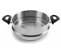 LACOR 85424 - Cacerola Vapor Estudio 24 Acero Inoxidable - Uso Profesional