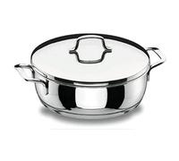 LACOR 90622 - Tartera con Tapa Gourmet 22cm Acero Inoxidable - Profesional