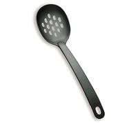 Lacor 98808 - Cuchara Perforada Eco 30, 5cm Nylon - Negro - Uso Profesional | Para servir y cocinar con comodidad; diseñado para acompañarte en tus preparaciones diarias con comodidad y buen resultado