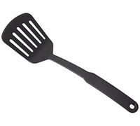 Lacor 98906 - Espátula Perforada 32cm Nylon - Negro - Utensilio de Cocina