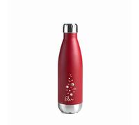 Lacor - Botella de Acero Inoxidable con doble pared, Rojo, 0'50 litros | En acero inoxidable, mantiene tus bebidas a temperatura; doble pared aislante, con 50 L de capacidad, para tu cocina cada día