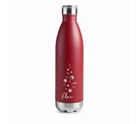 Lacor 62548 Botella de Acero Inoxidable con Doble Pared, Rojo, 0'75 litros