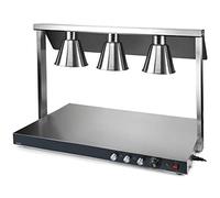 Lacor Calentador de Buffet, 50 W, Acero Inoxidable, Plata