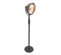 LACOR Calentador eléctrico pie, Potencia 2100W, 2 lámparas, ángulo Giro 40º (45x45x210cm) | Ref. 69414