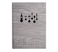 Lacor Cassat collection 28063- Porta menú fabricado en Telflex con fundas fijas de PVC en piel de naranja, Termosellado en color negro,17x23,5 cm (A5)