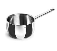 Lacor - Cazo recto Belly [ Nuevo diseño ], Acero Inoxidable 18/10, Ø 14 cm, 1'20 litros