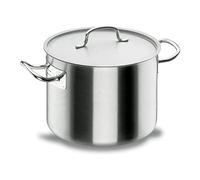 Lacor Chef-Classic 50127 - Olla baja con tapa, Acero Inoxidable 18/10, 28 cm