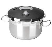 Lacor 50815-Olla a presión Luxe, 15 L, Acero Inoxidable 18/10, Dorado, 1.25 picometer