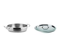 Lacor Eco Chef - Inox Chef Paellera + Tapa de Inox, 24 cm
