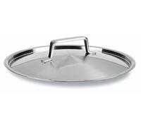 LACOR - Foodie Tapa Batería, Acero Inoxidable, Gris, 26x27x5 cm - Cocina | En acero inoxidable, para un uso práctico y profesional en cocina; ideal para cocina profesional y uso diario en casa